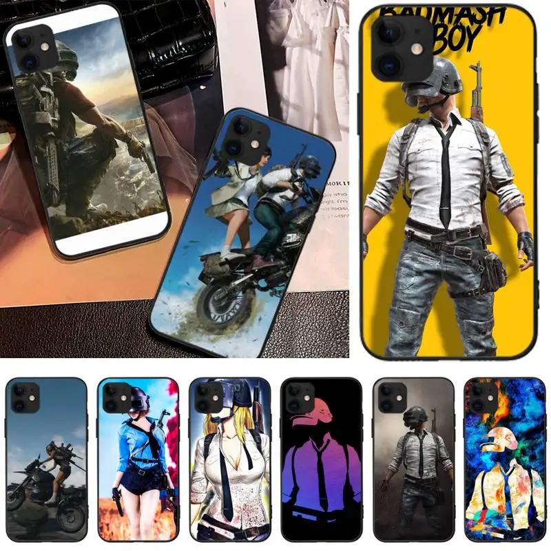 HaNi PUBG Wallpaper Phone Case For iphone6 6s plus 7 8 X XR XS MAX 11 Pro Max Cover | Mobile Cases &amp Covers