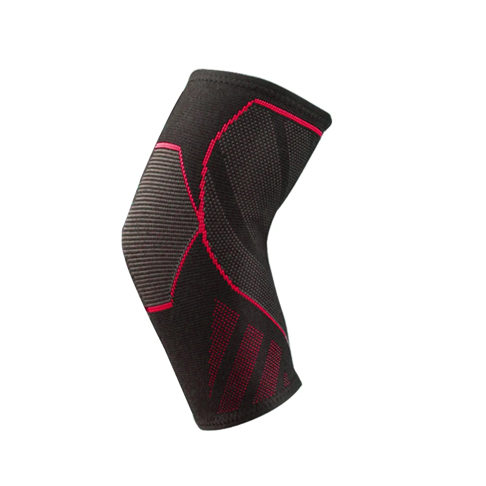 1 Piece Red REXCHI 1 шт. утягивающий налокотник Поддержка колодки эластичный бандаж для мужчин Женский Баскетбол Волейбол Фитнес протектор рукава - Цвет: 1 Piece Red