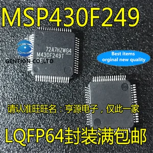 10Pcs MSP430F249TPMR LQFP64 MSP430F249T 16 bit microcontroller in stock 100% new and original