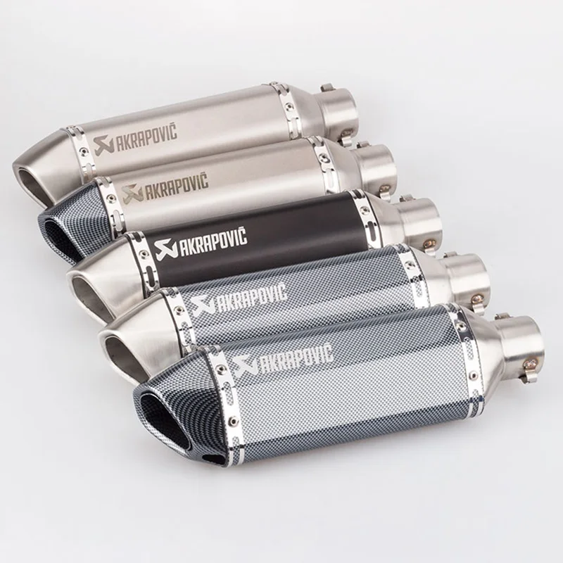 Универсальный Akrapovic мотоциклетный глушитель выхлопной трубы Moto GP система побега для KTM Benelli Honda Kawasaki Yamaha Ducati слипоны
