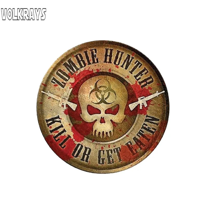 Volkrays индивидуальная Автомобильная наклейка зомби Охотник убить или быть едой