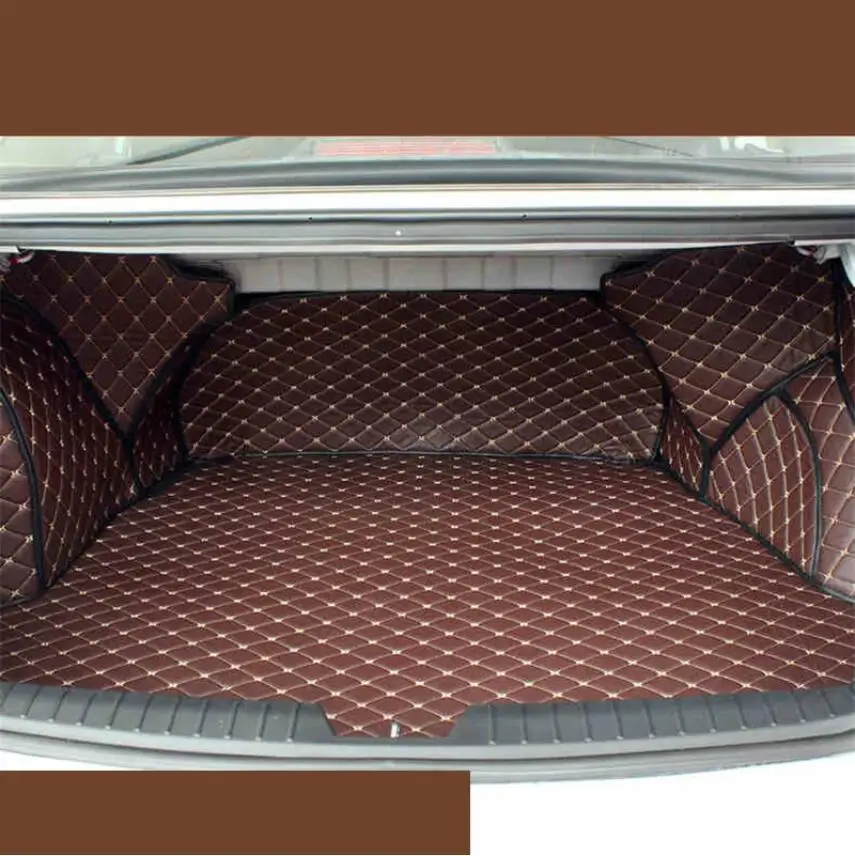 for kia optima K5 luxury leather car trunk mat cargo liner 2010 2011 2012 2013 2014 2015 rug carpet boot luggage