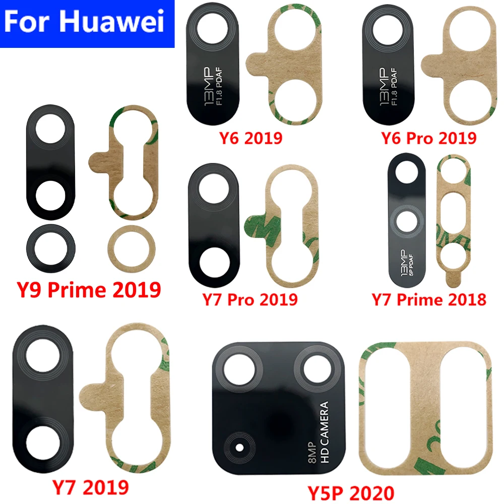 

Стекло для задней камеры Huawei Y5P 2020 Y6 Pro Y7 Pro 2019 Y9 Y7 Prime 2018, 50 шт.