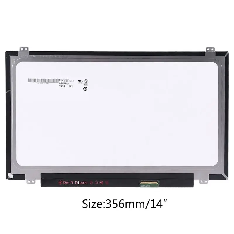 

14 Inch Slim 40 Pin Laptop Display Screen for B140XTN03.6 N140BGE-LB2 LP140WH2 TLS1 N140B6-L06 HB140WX1-300 B140XW03 V.0