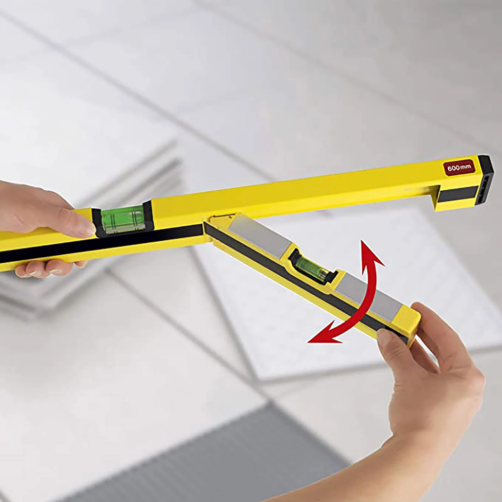 

High Precision Spirit Level Magnetic High Bearing Ruler Lever Bubbles Rustproof Horizontal Ruler Spirit Level balance ruler 10ml