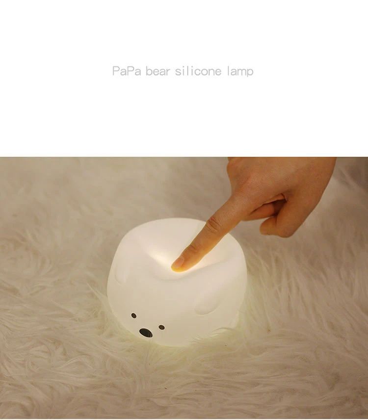 

Ночник в форме медведя с USB-зарядкой светильник ильник для детской комнаты, лампа для сна в спальне, милая игрушка для девочек, подарок на ден...