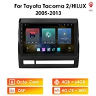 Hizpo 2din Android 10 автомобильный радиоприемник для TOYOTA TACOMA  HILUX автомобильный мультимедийный плеер Авторадио автомобильный DVD-плеер GPS-навигация RDS BT SWC