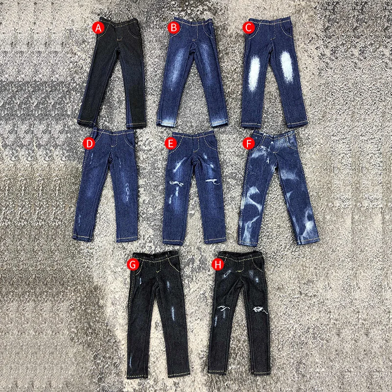 

1/12 scale male pants 8 color fashion jeans clothes for 6 inches TBL PH DIY action figures