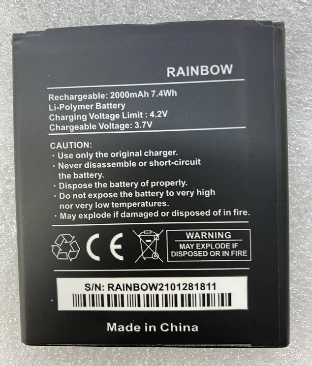 HST Новый Батарея 2000 мА/ч wiko 5222 Замена для Wiko Rainbow Варенье/Rainbow Lite сотовый мобильный