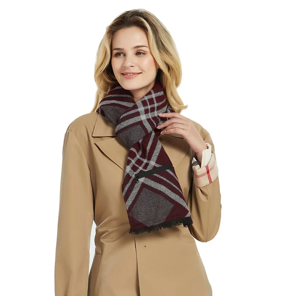 

Electric Heated Shawl Mobile Heating Scarf Winter Warming Neck Hand Portable USB Powered Soft Ourdoor Indoor Car Home 18x148cm