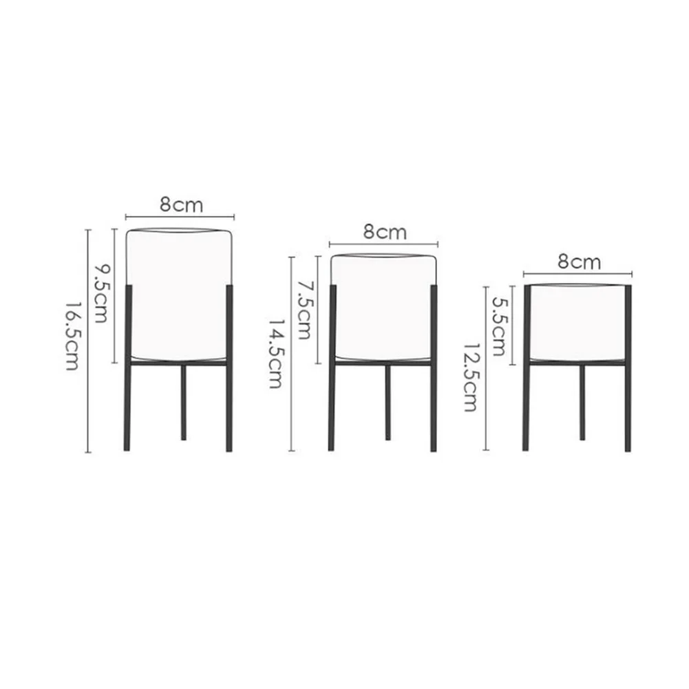 Скандинавские железные керамические художественные вазы простая настольная