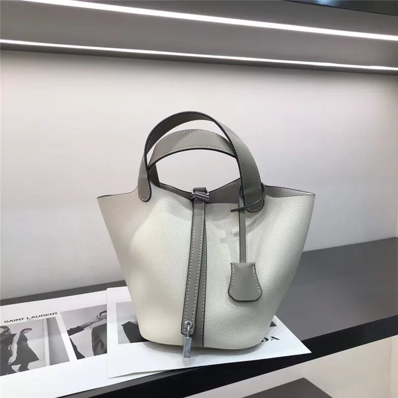 

2021 Women Bag New Trendy Casual Handbag Microfiber Leather Bucket Bag Versatile Fashion Handbag Purses and Handbags Luxury