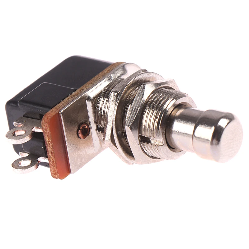 spst momentary weichen touch push button stomp fuß pedal schalter elektrische gitarre schalter off momentary auf free global shipping