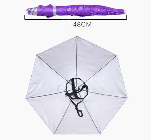 Переносная головная шляпа-зонтик шапка для рыбалки анти-дождь рыбалка