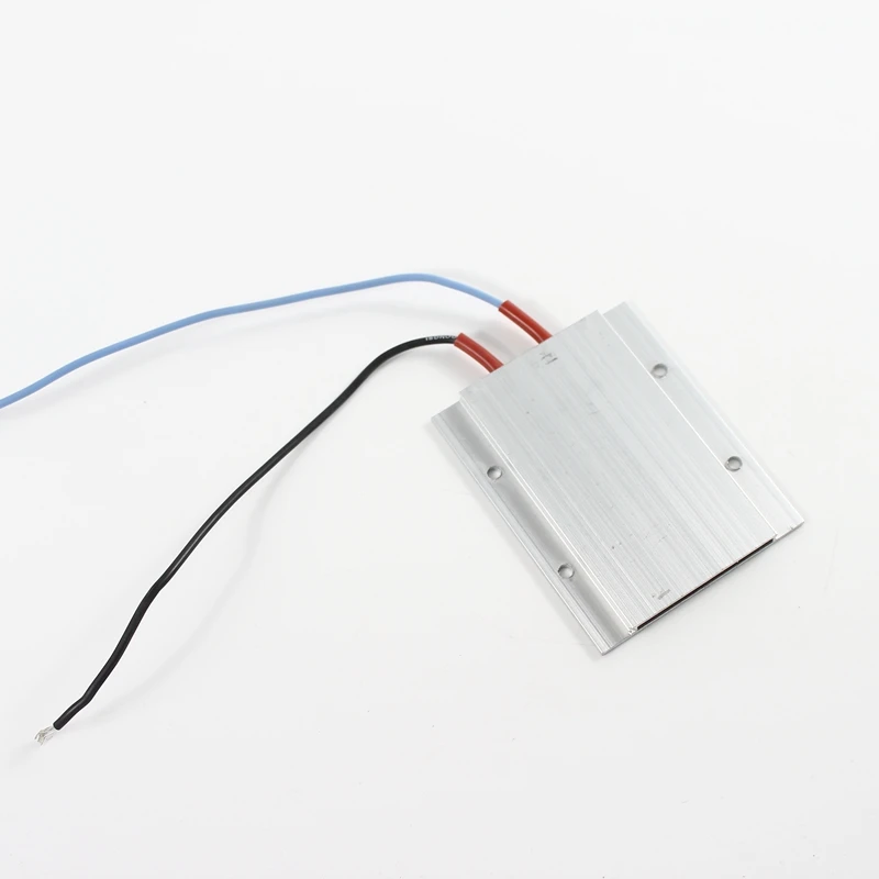 

77x62mm 12V 24V 36V 48V 110V 220V PTC Heater Element Constant Thermostat Thermistor Air Heating Sensor Aluminum Shell 77*62mm