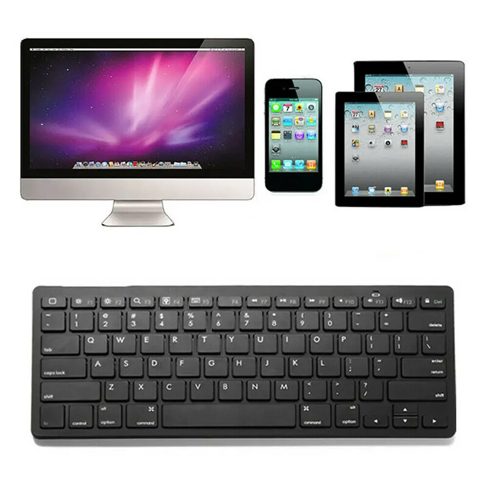 Мини Bluetooth клавиатура для Apple iPad Pro Air Беспроводная мини ноутбука Macbook английская