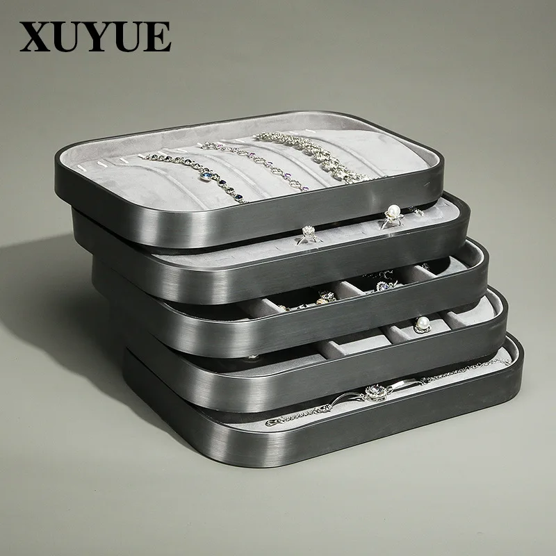 New Jewelry Display Plate Metal Frame Ring Pendant Jewelry Display Display Pallet Jewelry Placement Spot