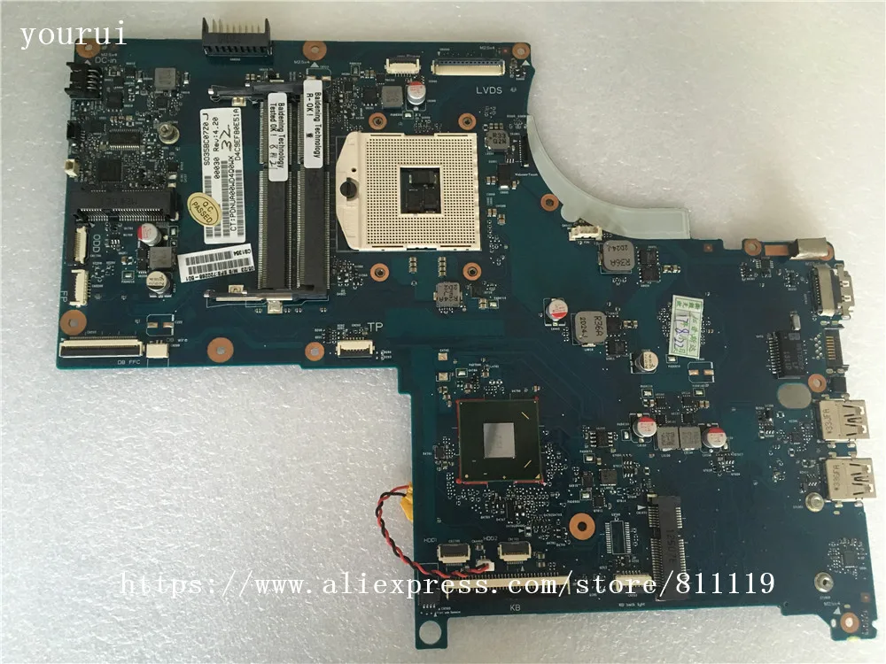 

yourui 720268-001 720268-501 6050A2549401-MB-A02 mainboard For HP envy 17T 17-J notebook PC motherboard 100% test