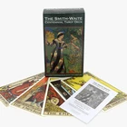 Карточки Таро 12x7 см с бумажной книгой-руководителем, оригинальный размер, Смит, 78 карт, колода Уайта, гадания, английский Версон, настольная игра