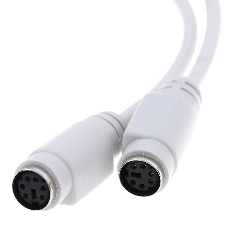 Материнская плата PS2 PS/2 разветвитель адаптер кабель 6Pin мини Din мужской вход в 2