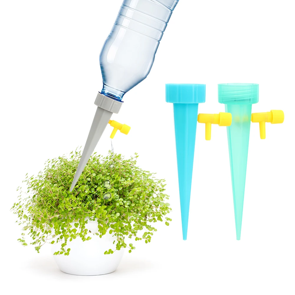 

Plant Self Watering Water Seepage Device Irrigation Tool 1 pcs Drip Kits DIY Adjustable Stakes System
