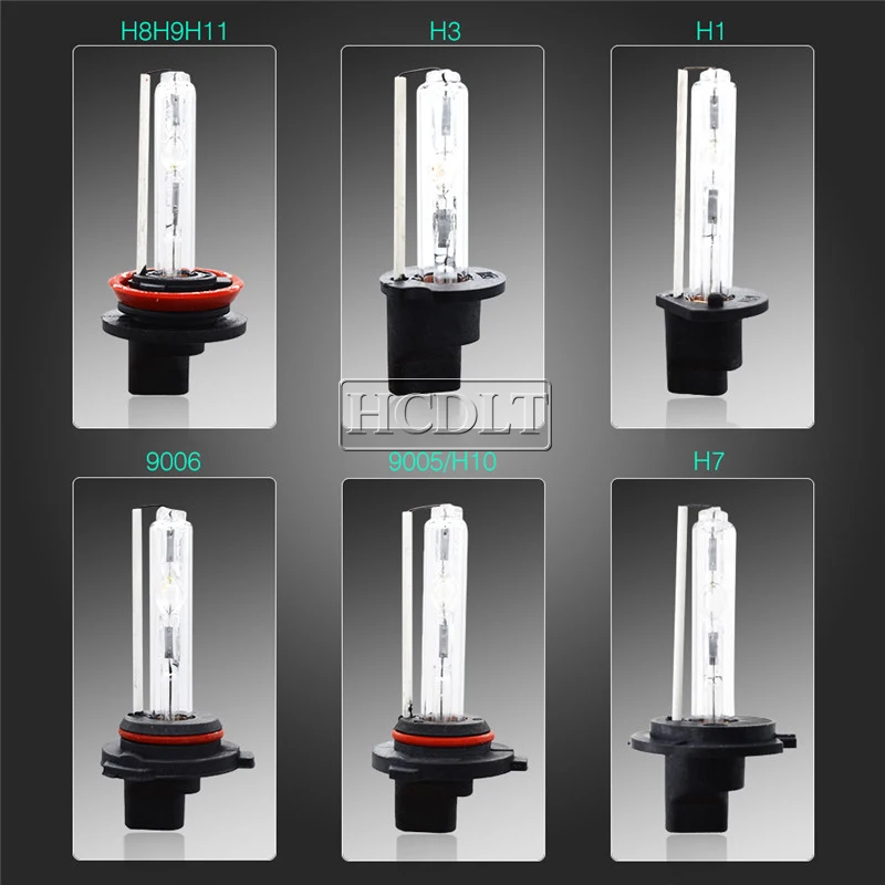 HCDLT 12V AC 55W Fast Bright DLT X5 Error Free Canbus Ballast HID Xenon Kit H1 H7 H11 9005 9006 Car Bulb 4300K 6000K 8000K - купить по