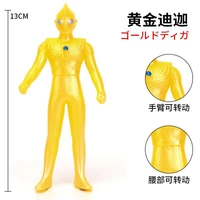 13cm small soft rubber ultraman tiga glitter tiga action figures model doll furnishing articles childrens assembly puppets toys