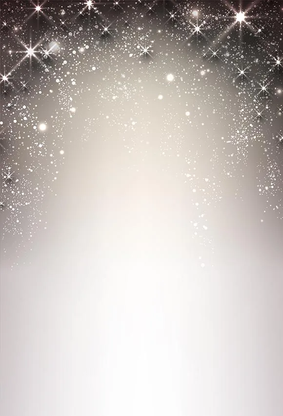 5X7 футов Рождественская сияющая Звездная Снежинка белая зимняя стена