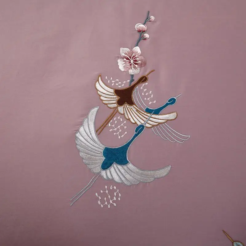 Роскошный китайский классический Комплект постельного белья из египетского