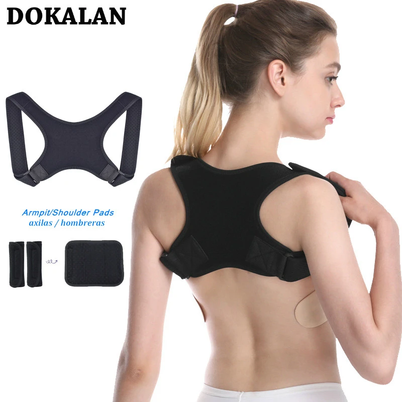Регулируемый бандаж для коррекции осанки Coluna Postura Cinta Modeladora Feminina Shoulder Postura|Брекеты