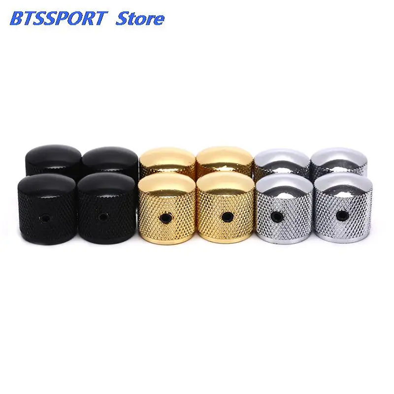 4 шт. бас купольные ручки для электрогитары/бас Ручка управления громкостью