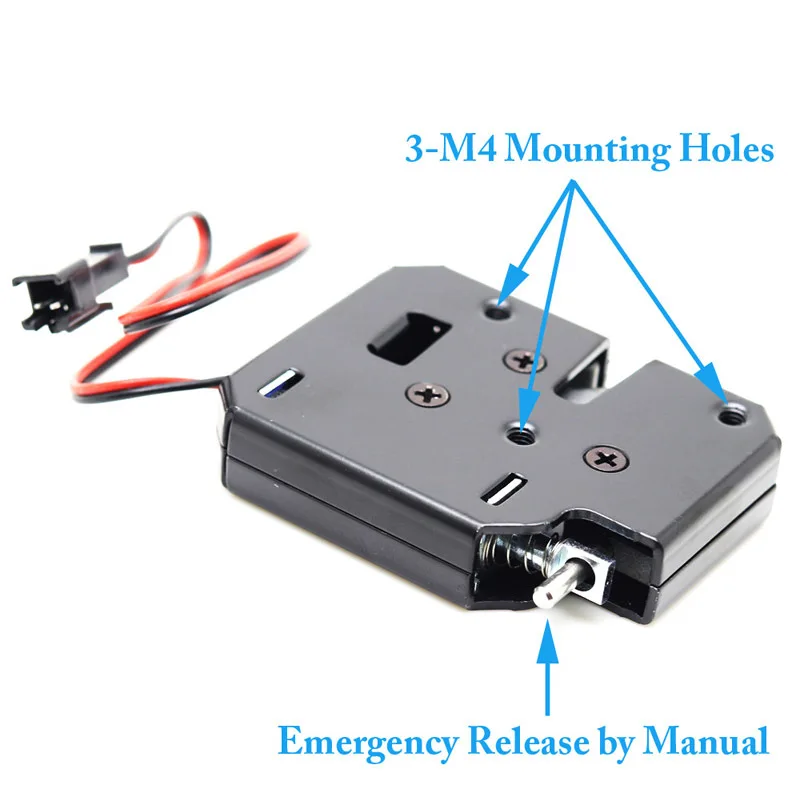 Магнитный замок электромагнитный дверной для шкафов торговых автоматов 12 В 2 а