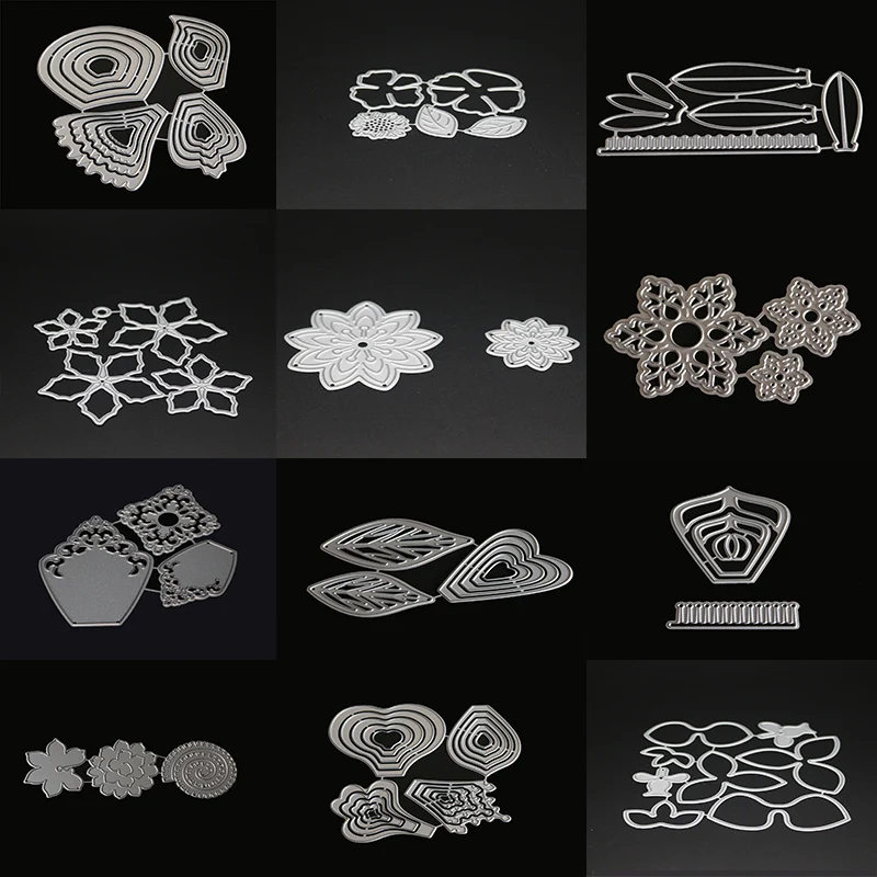 2018 Новое Сердце Прямоугольник круглая оправа металла резки штампы и для