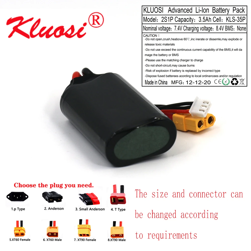 kluosi 2s1p 74 v 3 5ah высокое ёмкость бла бес