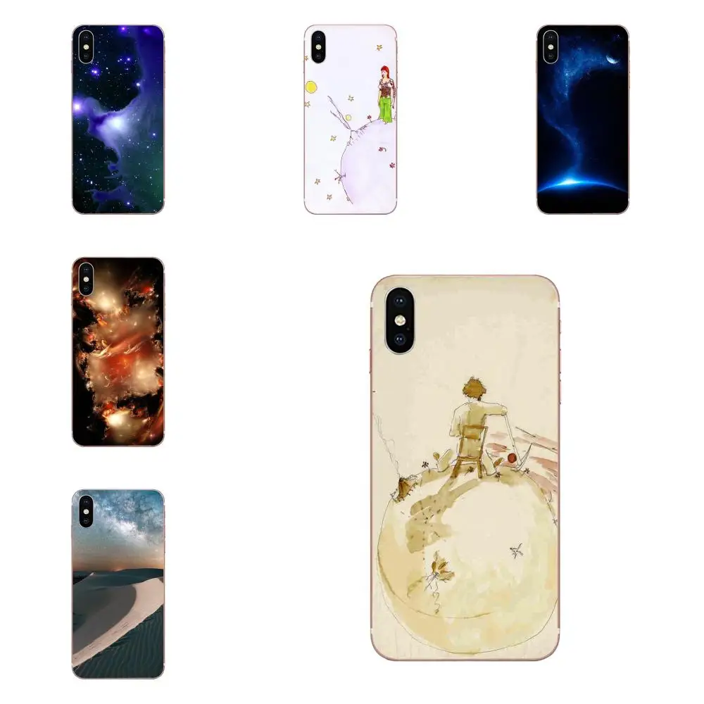 Мягкий TPU хит продаж для Apple IPhone X XS Max XR 4 4s 5 5C 5S SE 6 6S 7 8 Plus Маленький принц Ночная