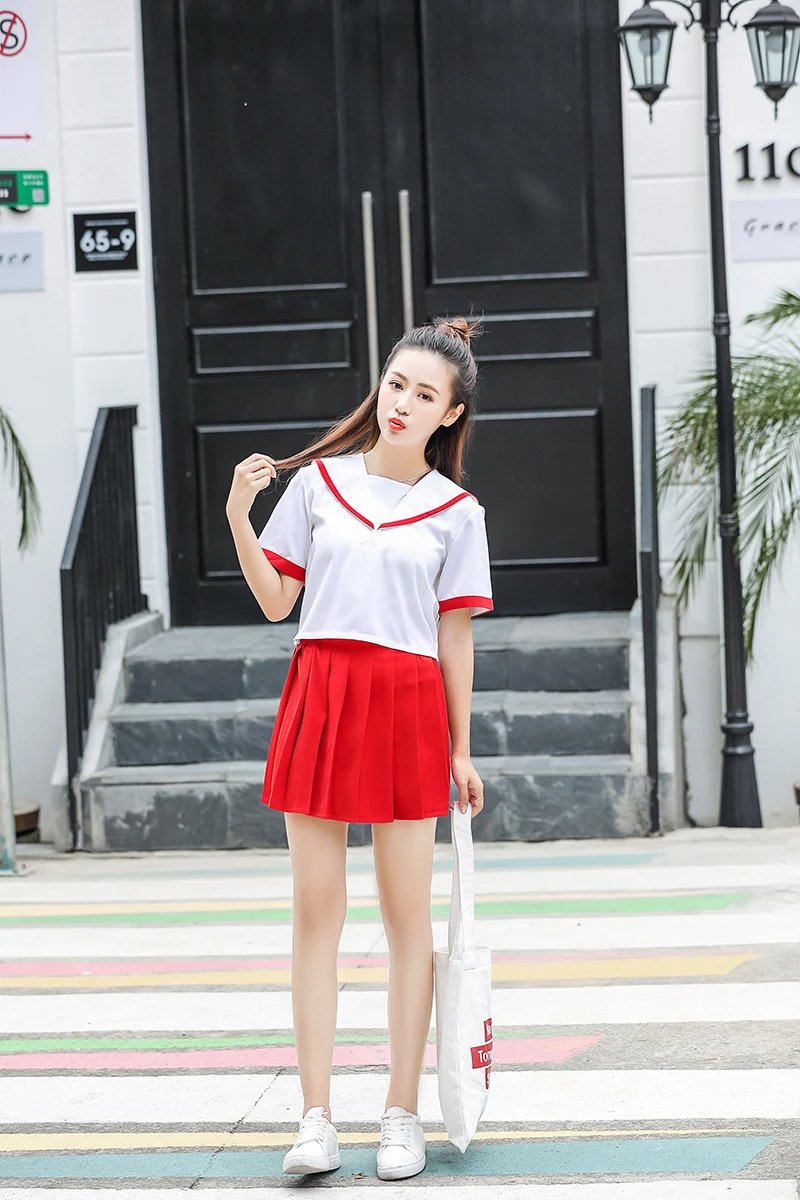 Женский комплект школьной формы японский и корейский студенческий костюм