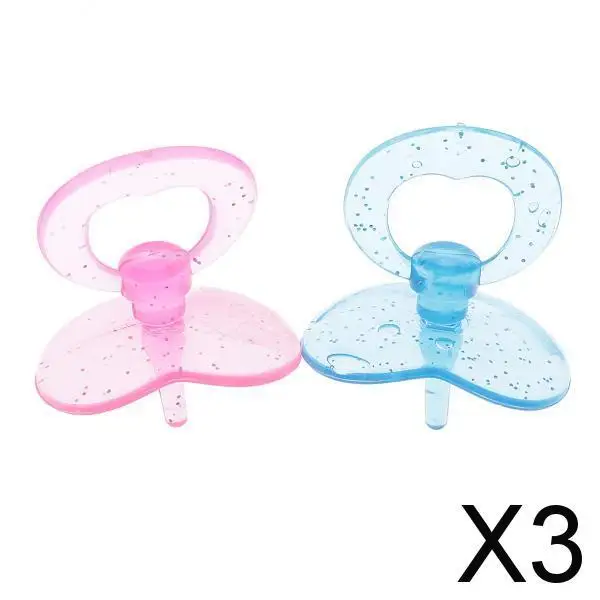

3xBaby Doll Plastic Pacifier for Kelly Baby Doll Nursery Room Accessory x2