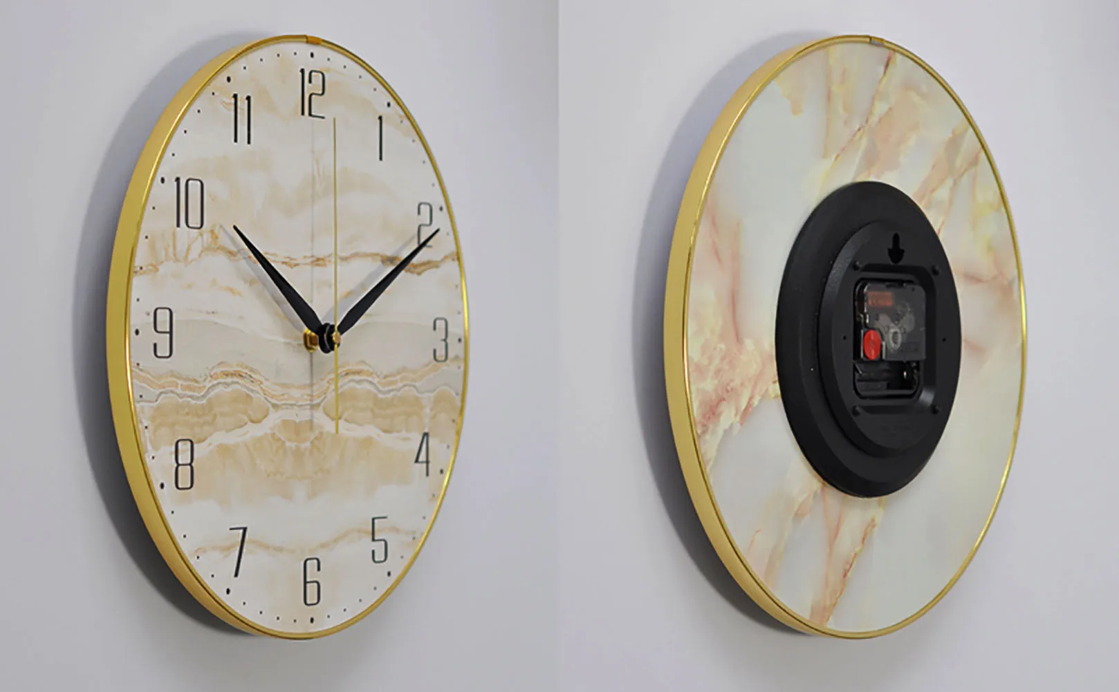 30 см бесшумные настенные часы кварцевые ретро большие винтажные деревенские