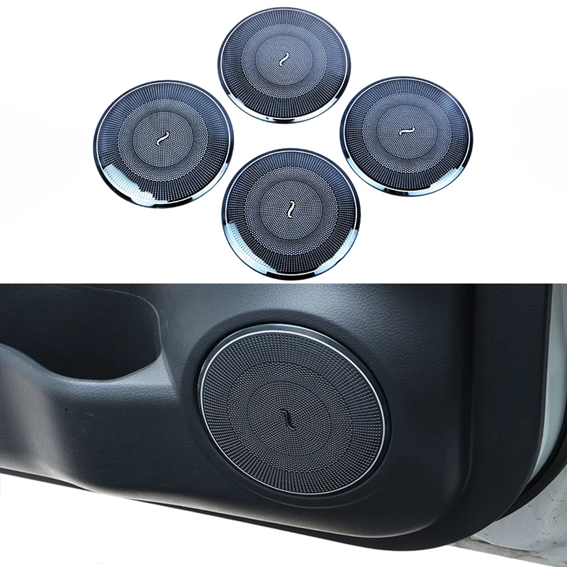 

4 шт. из нержавеющей стали автомобильный аудио динамик дверь громкий динамик крышка Накладка для Nissan X-trail Xtrail X trail t32 2014-2020 аксессуары