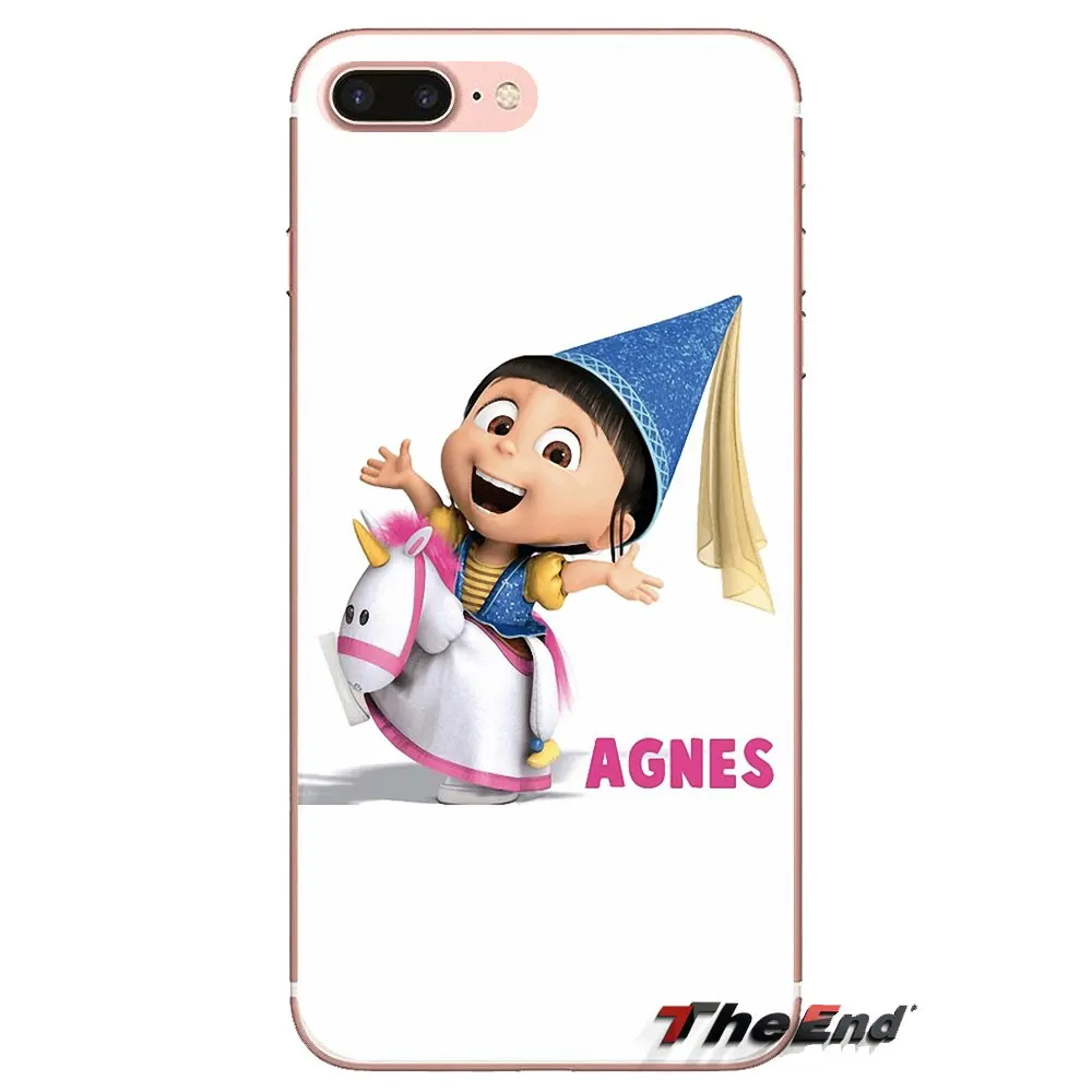 Милый чехол для мобильного телефона agnes despicable me huawei P Smart Y6 P8 P9 P10 Plus Nova P20 Lite Pro Mini 2017