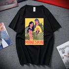 Модная ретро футболка с принтом Maneskin, стиль хип-хоп, Женская Повседневная футболка большого размера для отдыха и улицы