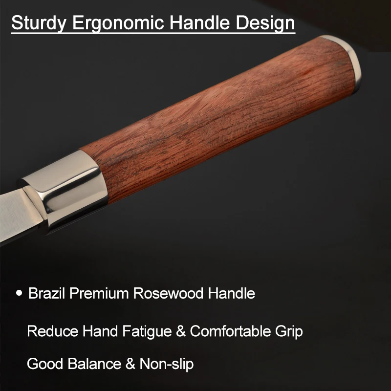 

11inch Left Hand Professional Japanese Sashimi Sushi Knife German 1.4116 Steel Fish Filleting Cooking Knife Rosewood Handle 9.2W