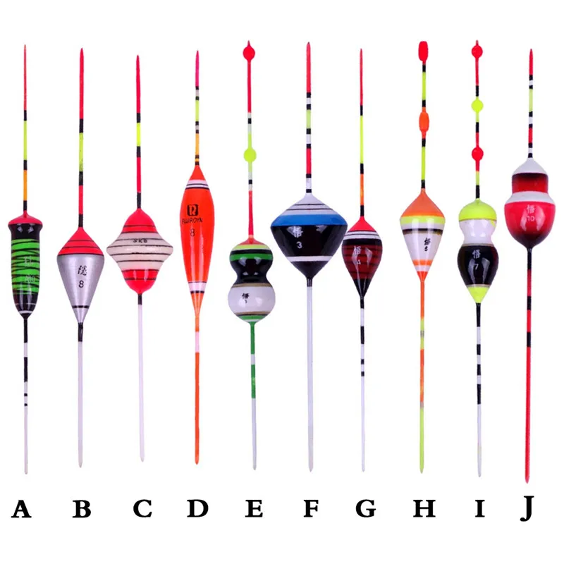 

1PC Fishing Floats Set Buoy Fishing Light Stick Floats Fluctuate Mix Size Color Float Buoy For Fishing Accessories