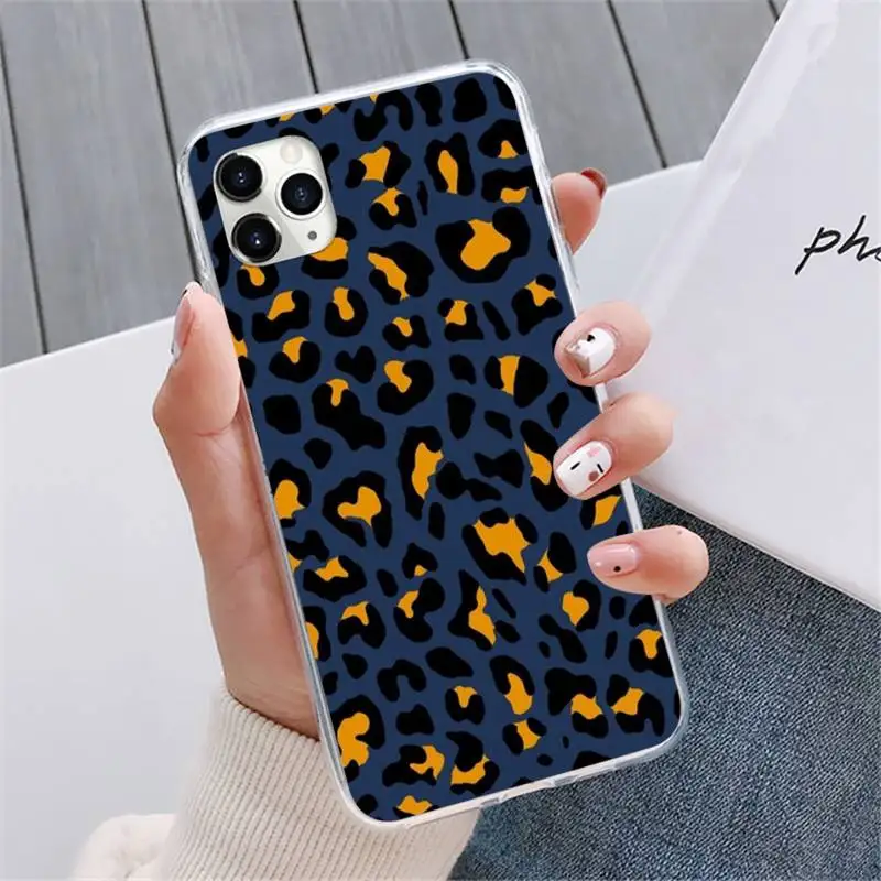 

Leopard pattern luxurious sexy Phone Case For iphone 12 5 5s 5c se 6 6s 7 8 plus x xs xr 11 pro max mini
