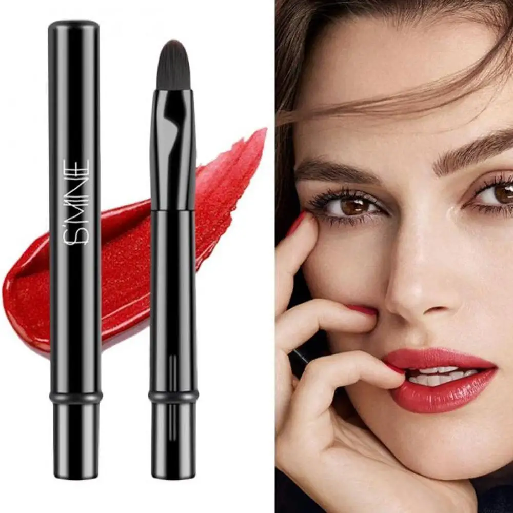 Красота Выдвижная губная подводка для глаз кисти косметического макияжа кисть