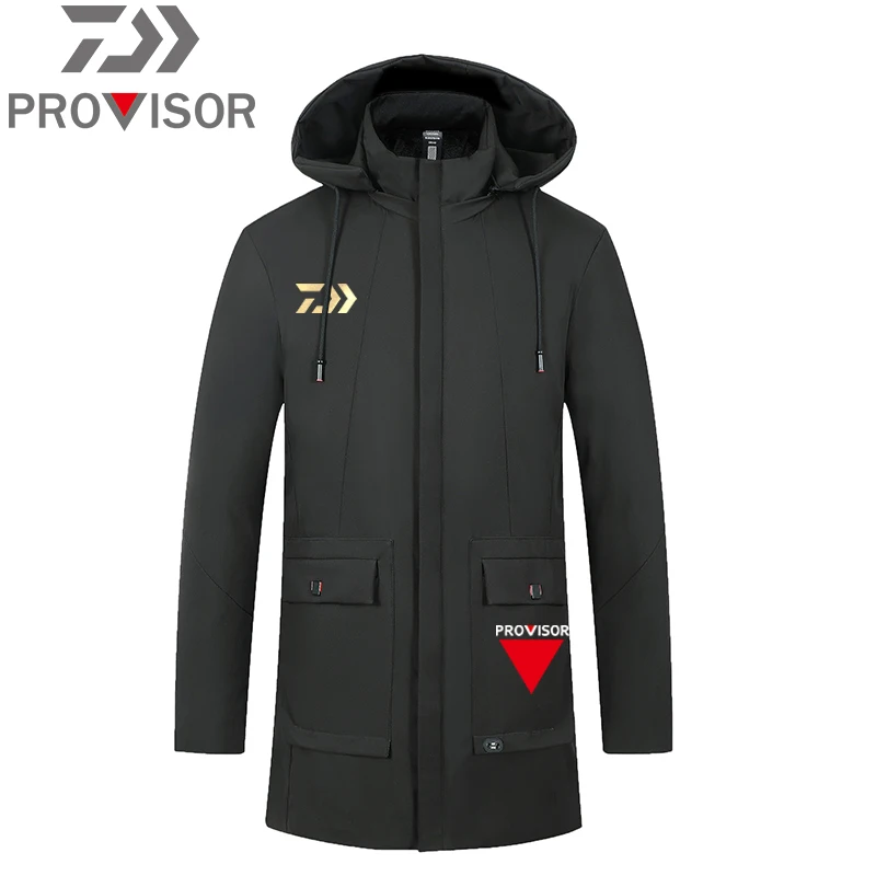 2020 длинное зимнее теплое пальто для рыбалки зимняя рыболовная куртка одежда