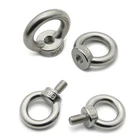 Подъемные гайкивинтовое кольцо eyebolt кольцо hooking гайка Винты M3 M4 M5 M6 M8 M10 M12 304 нержавеющая сталь