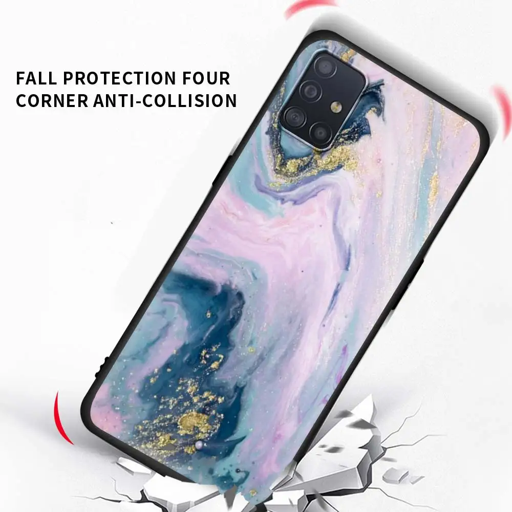

Colorfull Marble Phone Case for Samsung Galaxy A51 A71 A01 A11 A21 A21s A31 A41 A42 5G A50 A10 A20e Back Cover Soft Coque Capa