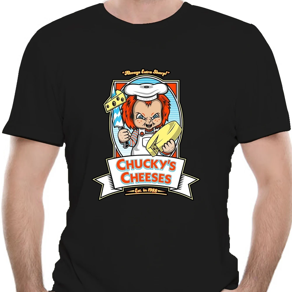 Мужские футболки из хлопка с принтом chumyys Cheeses Childs Play M 3XL для костюмированной