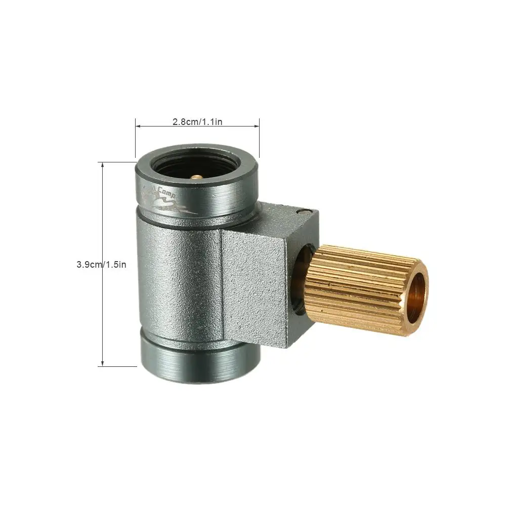 Kuulee газовый Конвертор клапан канистра газ перезаправка адаптер вентиляционное